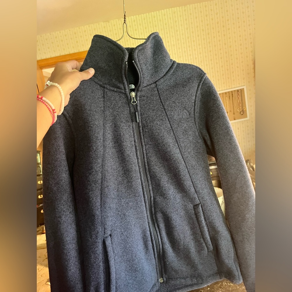 north face fleece zip up